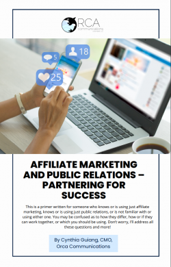 Download our guide - Affiliate Marketing & Public Relations - Partnering for Success!